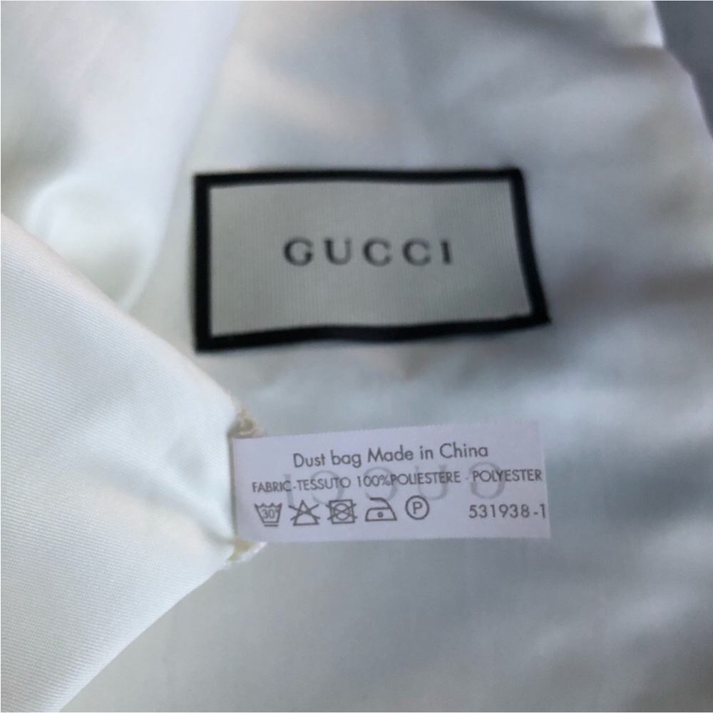 GUCCI EMPTY SHOE BOX NO SHOES 2/DUST BAGS BOX LABEL SIZE 37.5-7.5 - Picture 16 of 16
